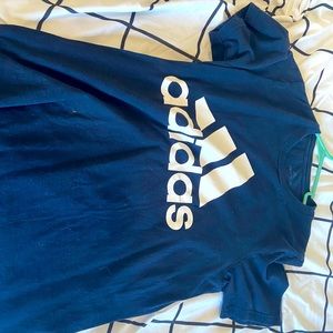 Adidas dark blue t shirt